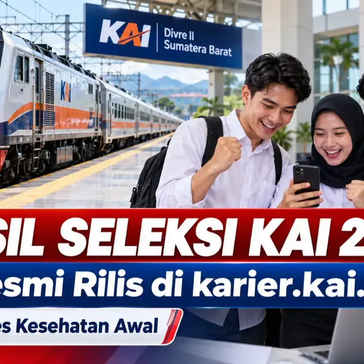 Pengumuman Hasil Seleksi Administrasi KAI 2026, Cek Status Kelulusan di karier.kai.id