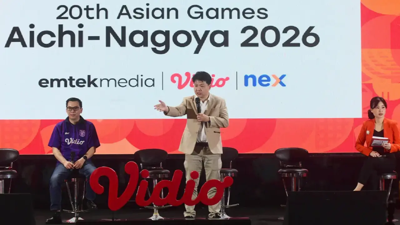 Head of Sports Emtek Media & CEO Hex Hendy Lim dan Managing Director Vidio