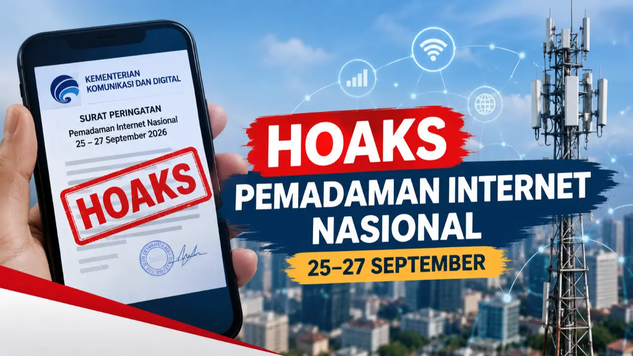 Hoaks Pemadaman Internet Nasional