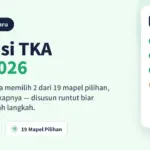 Kisi-Kisi TKA SMA/SMK 2026 dan Daftar 3 Mapel Wajib serta 19 Mata Pelajaran Pilihan