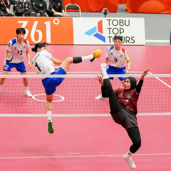 Asian Games 2026: Timnas Sepak Takraw Putri Indonesia Raih Medali Perunggu Usai Kalahkan Jepang 2-0