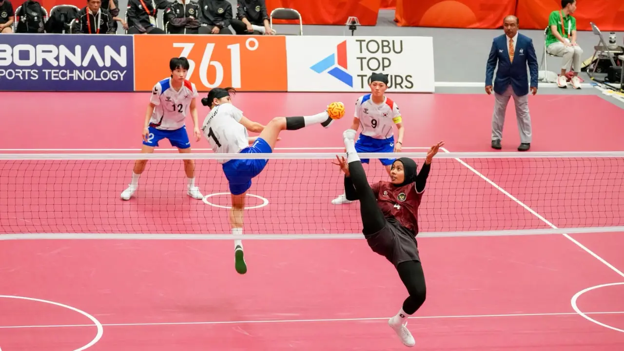 Asian Games 2026: Timnas Sepak Takraw Putri Indonesia Raih Medali Perunggu Usai Kalahkan Jepang 2-0
