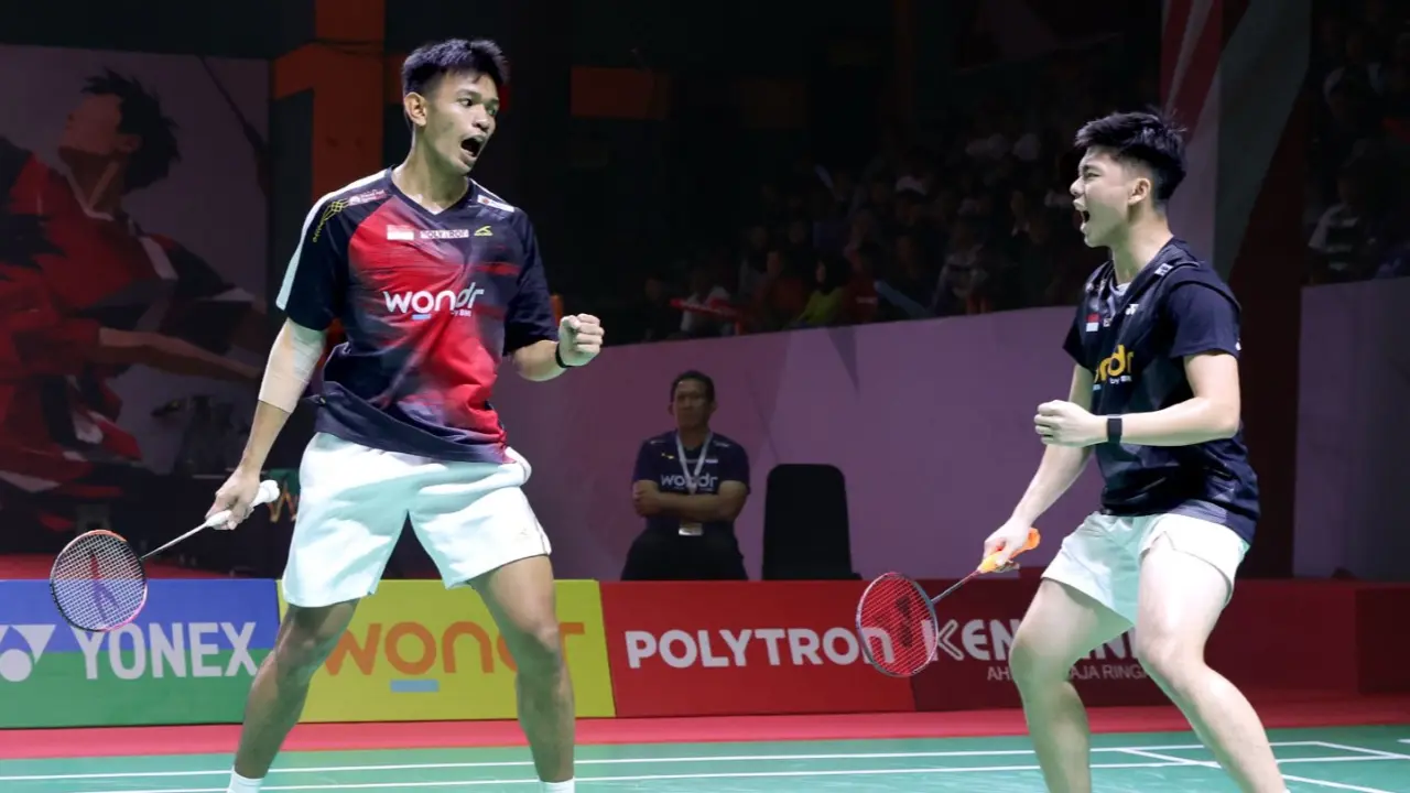 Taufik/Ongky Juara Ganda Putra Polytron Surabaya International Challenge 2026 Usai Taklukkan Yere/Patra