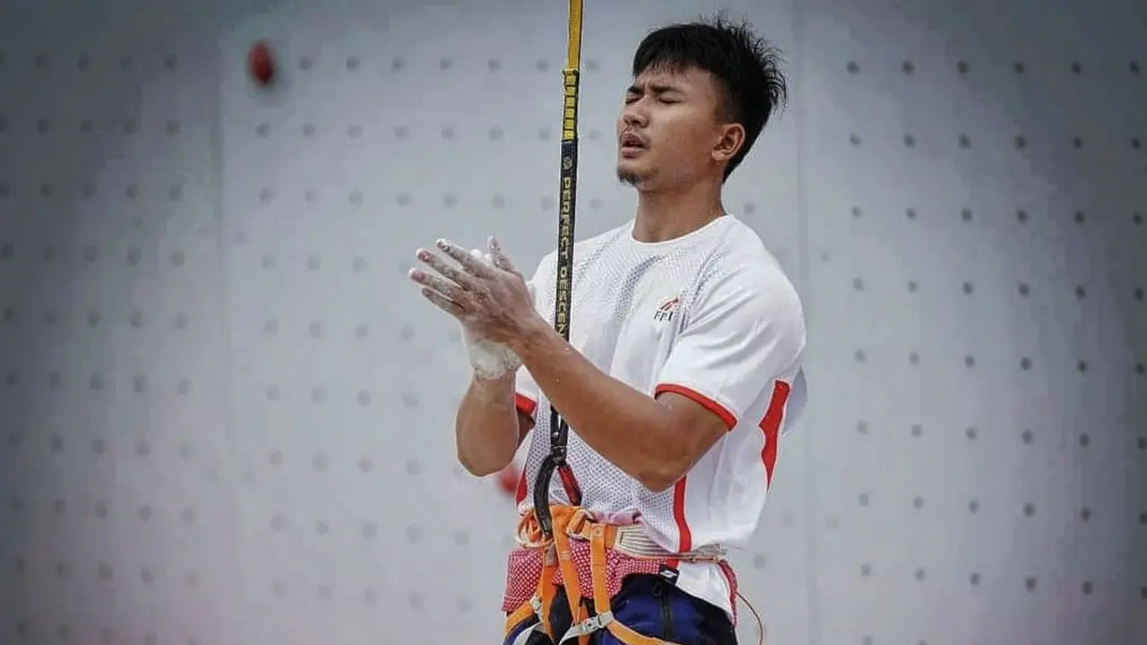 Atlet Indonesia Aditya Tri Syahria Pecahkan Rekor Asian Games 2026, Catat Waktu 4,62 Detik di Kualifikasi Speed Putra