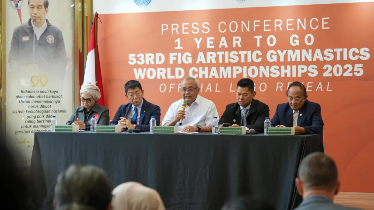 Pemuda dan Olahraga Republik Indonesia (Kemenpora RI), menyampaikan dukungannya pada persiapan dan penyelenggaraan 53rd Fédération Internationale de Gymnastique (FIG) Artistics Gymnastics World Gymnastics Championships 2025 mendatang.