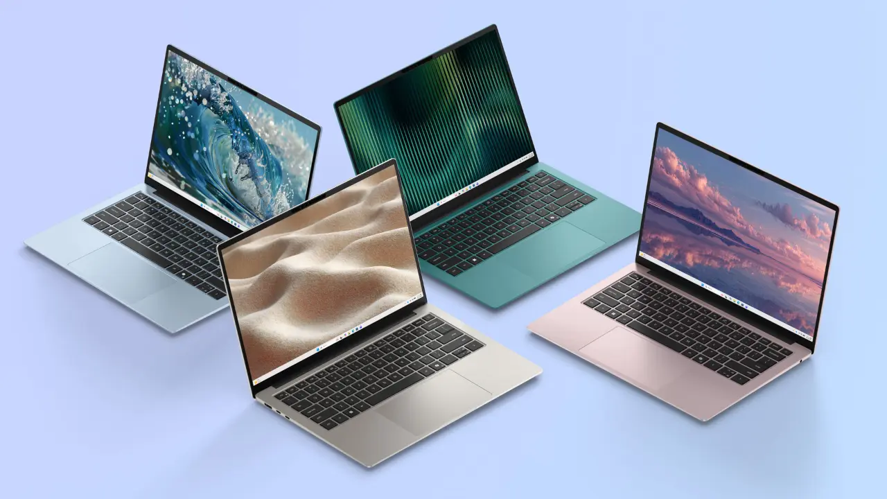 Dell 14S Meluncur, Laptop Ringan dengan Layar 120Hz dan Baterai 21 Jam