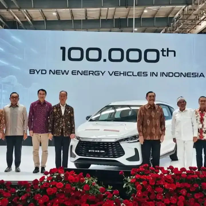 Pabrik BYD di Subang Resmi Beroperasi, Serap 5.000 Pekerja Lokal
