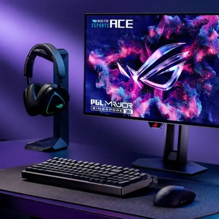 ASUS ROG Perkuat Ekosistem Esports dengan Mouse Gladius IV Ace dan Monitor OLED 720Hz