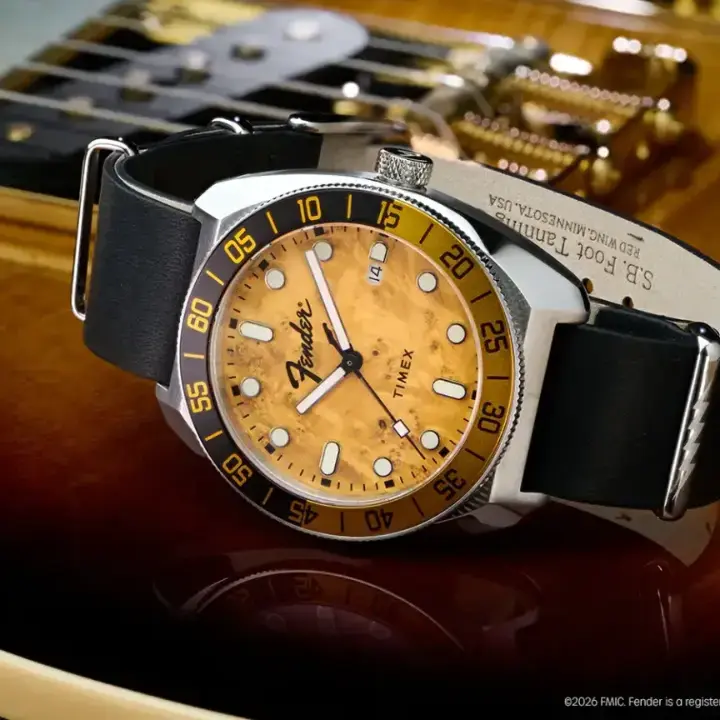 Timex Luncurkan Jam Tangan Otomatis Kolaborasi Fender, Terinspirasi dari Gitar Telecaster Legendaris