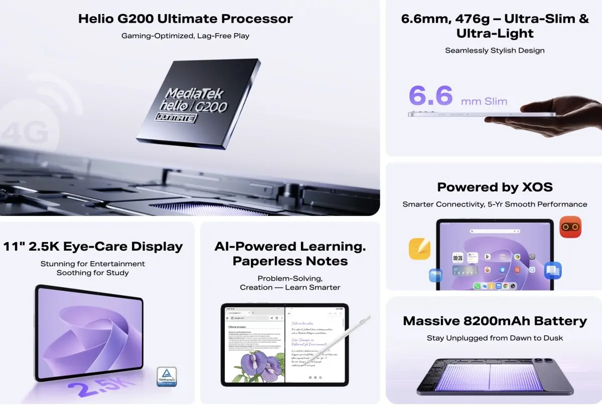 Spesifikasi Infinix XPAD 30 Pro