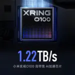 Xiaomi Perkenalkan Xring O100, Chip AI dengan Bandwidth 1,22TB/s dan Inferensi 330 Token per Detik