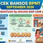 Cek Bansos BPNT September 2026: Bantuan Rp 600.000 Siap Cair