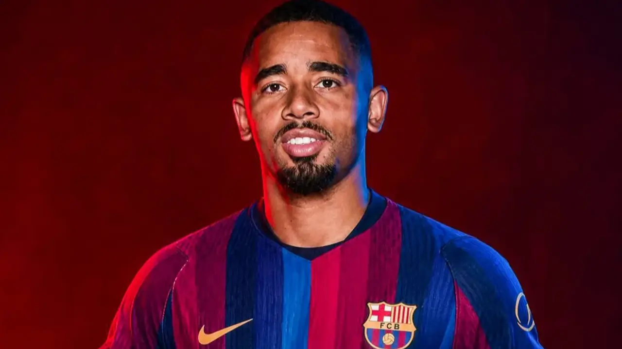 Gabriel Jesus resmi ke Barcelona
