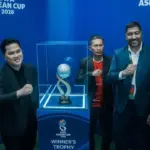 Trofi FIFA ASEAN Cup 2026 Curi Perhatian di Indonesia Sports Summit Jakarta