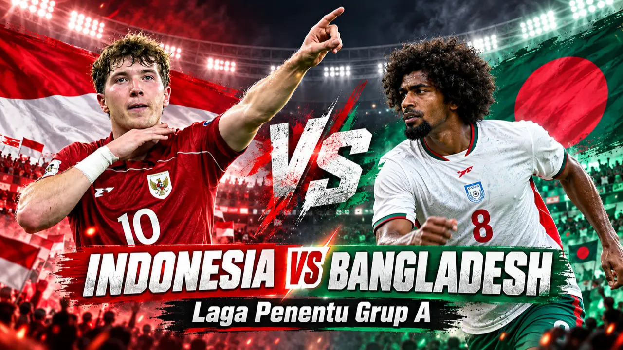 Indonesia vs Bangladesh di FIFA ASEAN Cup 2026
