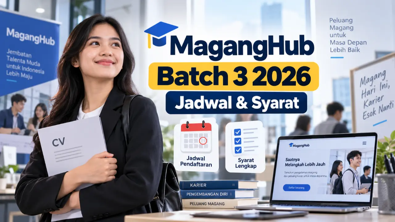 Jadwal dan syarat MagangHup Batch 3 2026