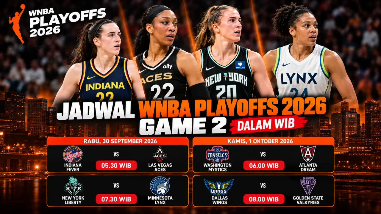 Jadwal WNBA Playoff 2026 Game 2