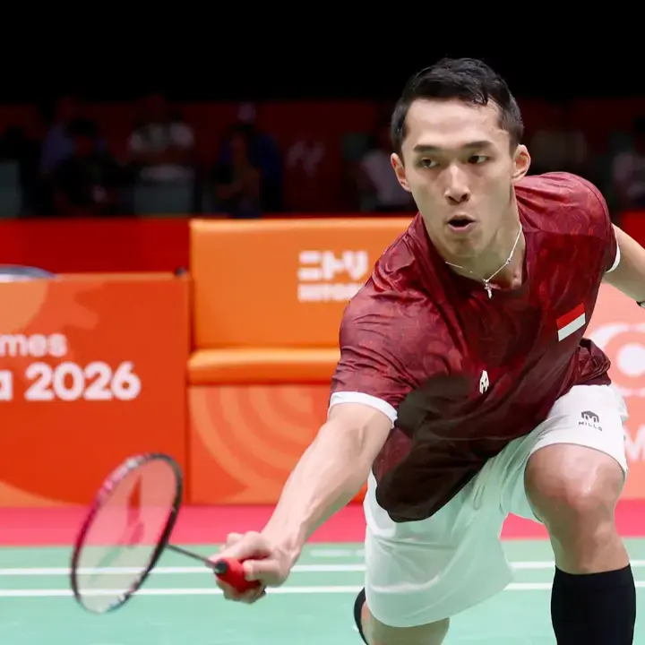 Jonatan Christie Tumbang dari Shi Yuqi, Tim Beregu Putra Bulutangkis Indonesia Tertinggal 0-1