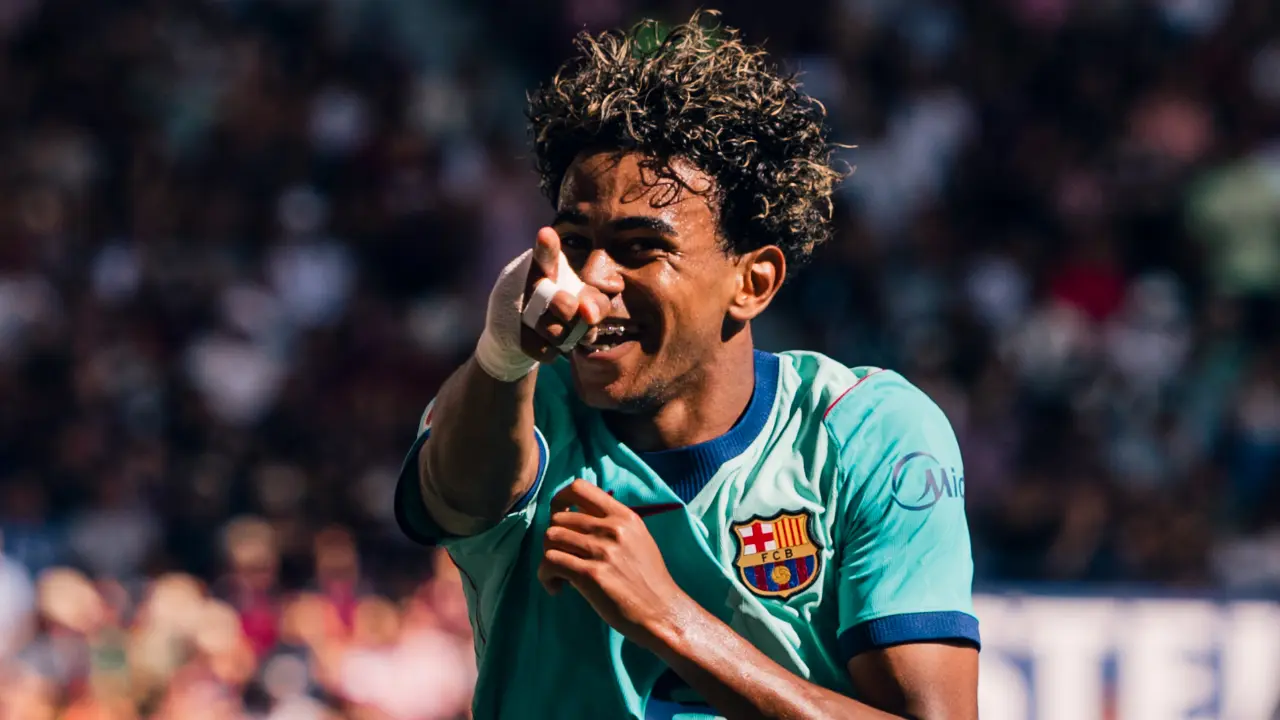 Lamine Yamal Di Laga Levante Vs Barcelona