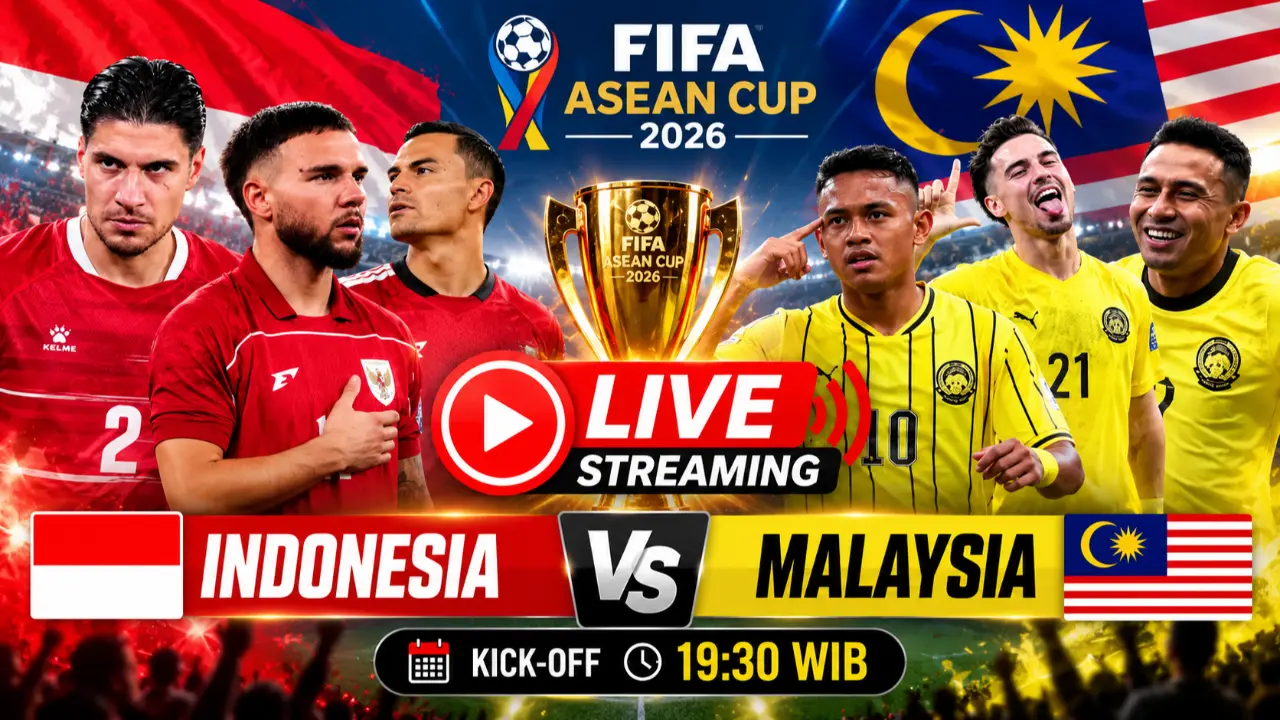Link Live Streaming Indonesia vs Malaysia