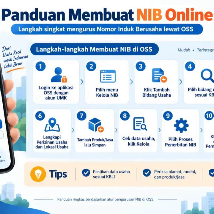 Cara Membuat NIB Online Lewat OSS, Simak Panduan Lengkap dari Awal hingga Terbit