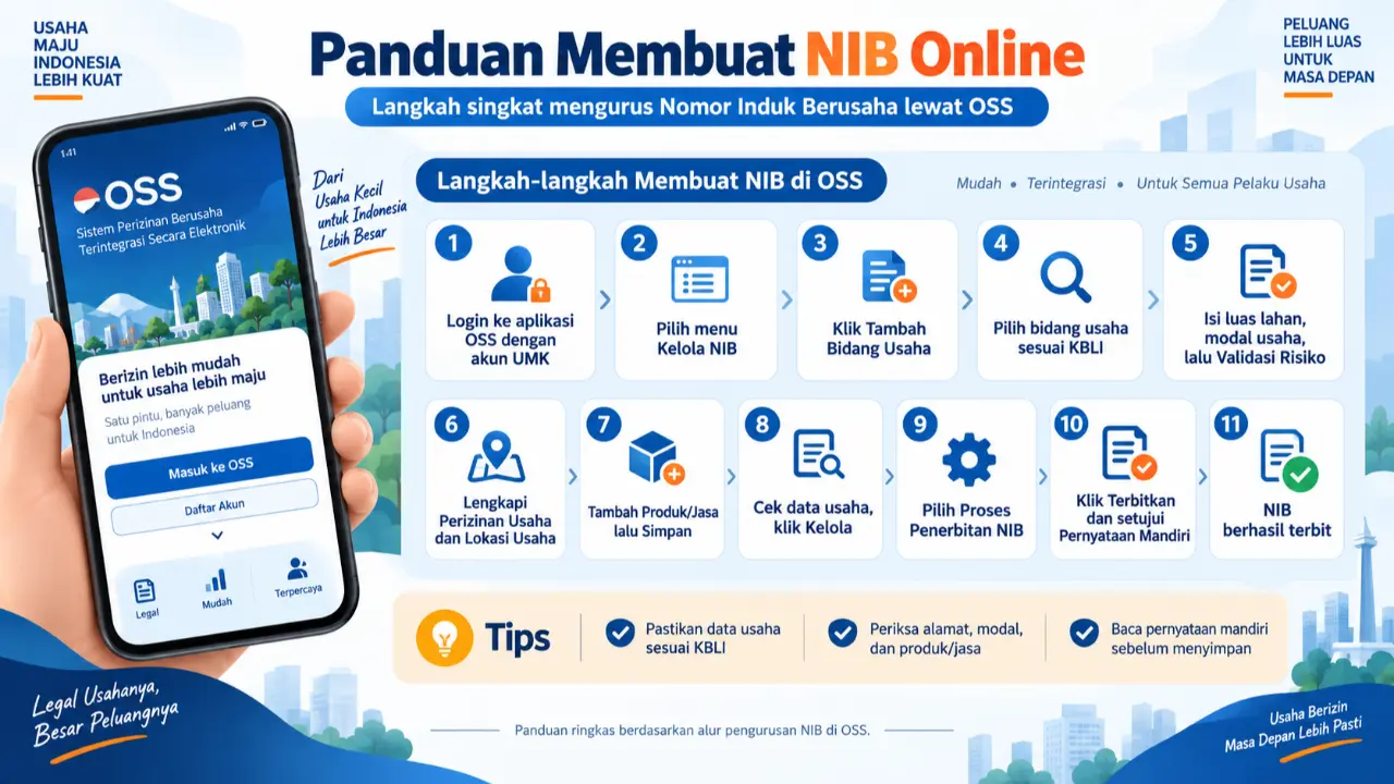 Panduan Membuat NIB Online