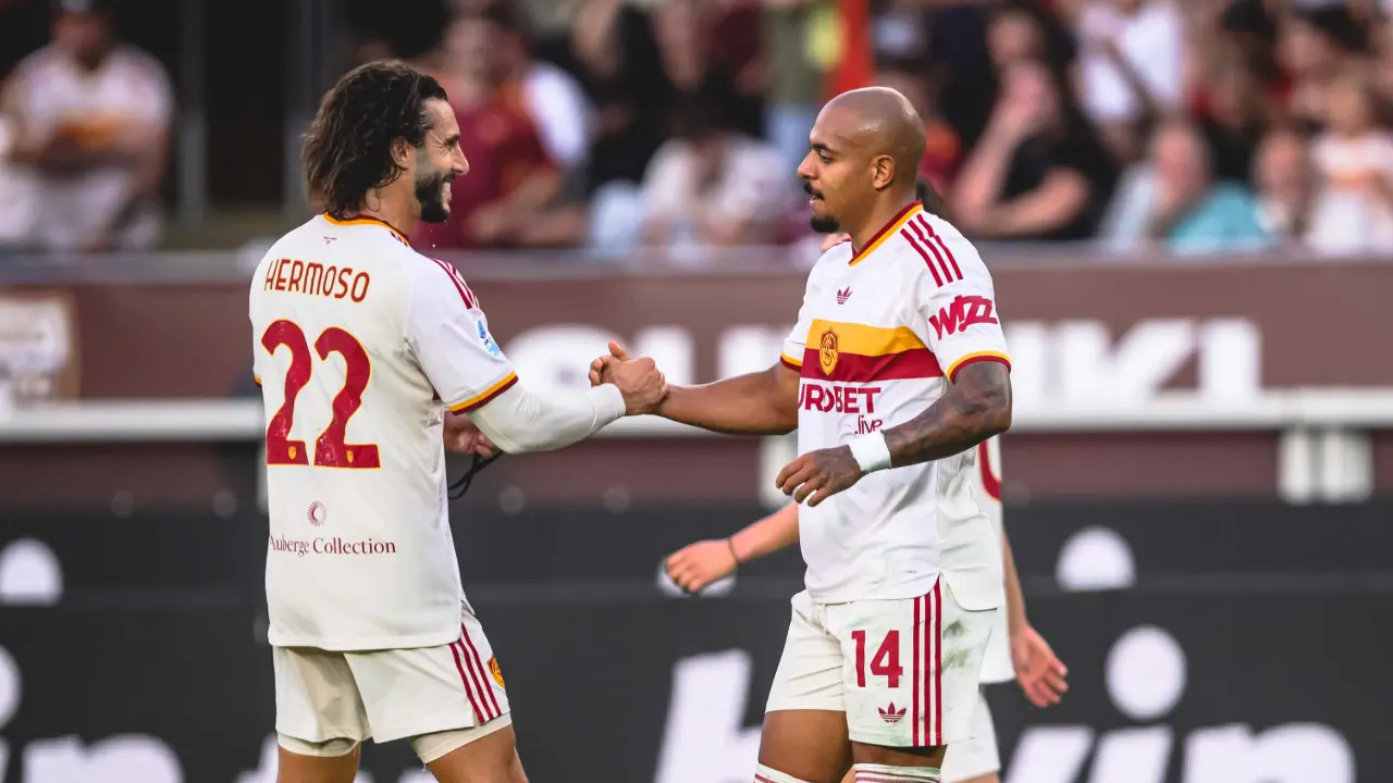 Pemain AS Roma saat laga vs Torino