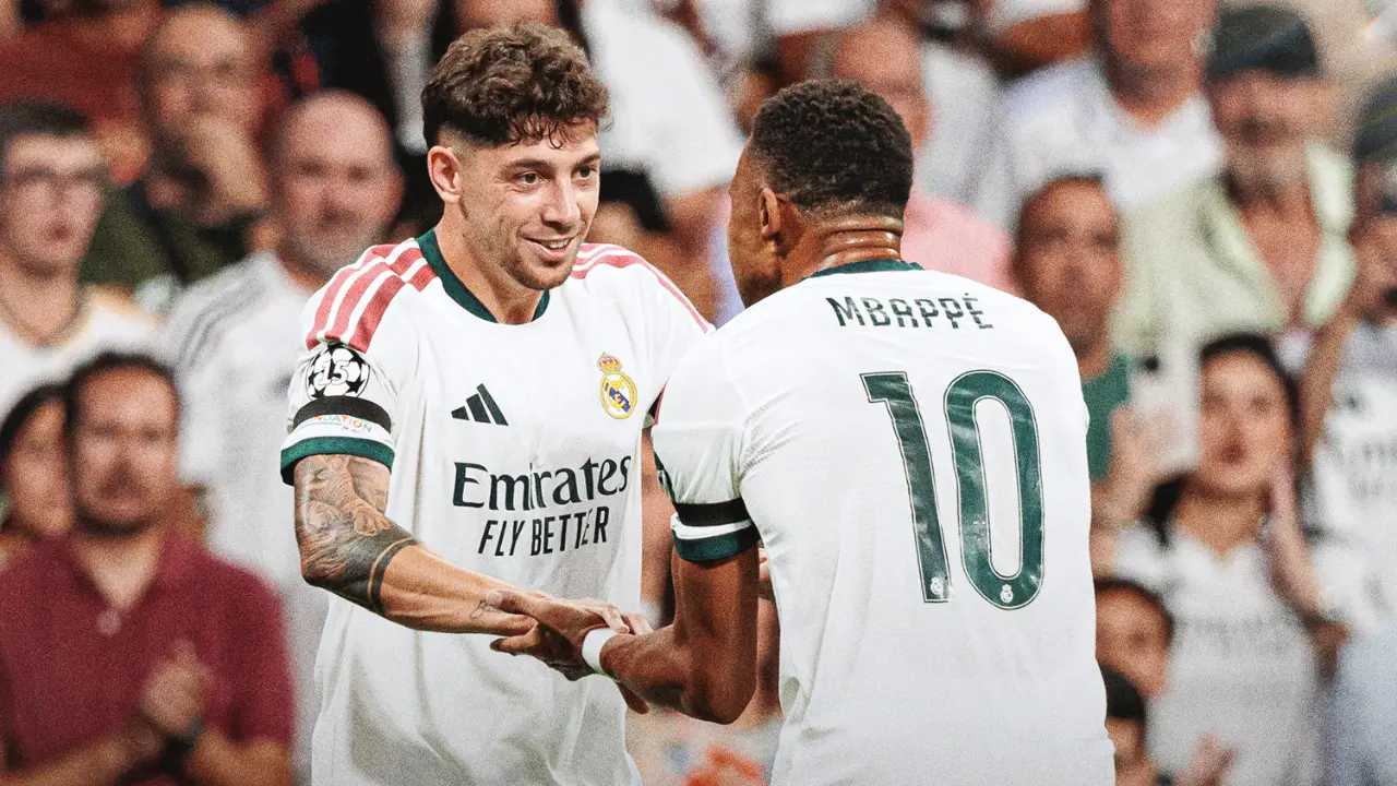 Pemain Real Madrid Selebrasi Goal Saat Lawan Inter Milan Di Liga Champion