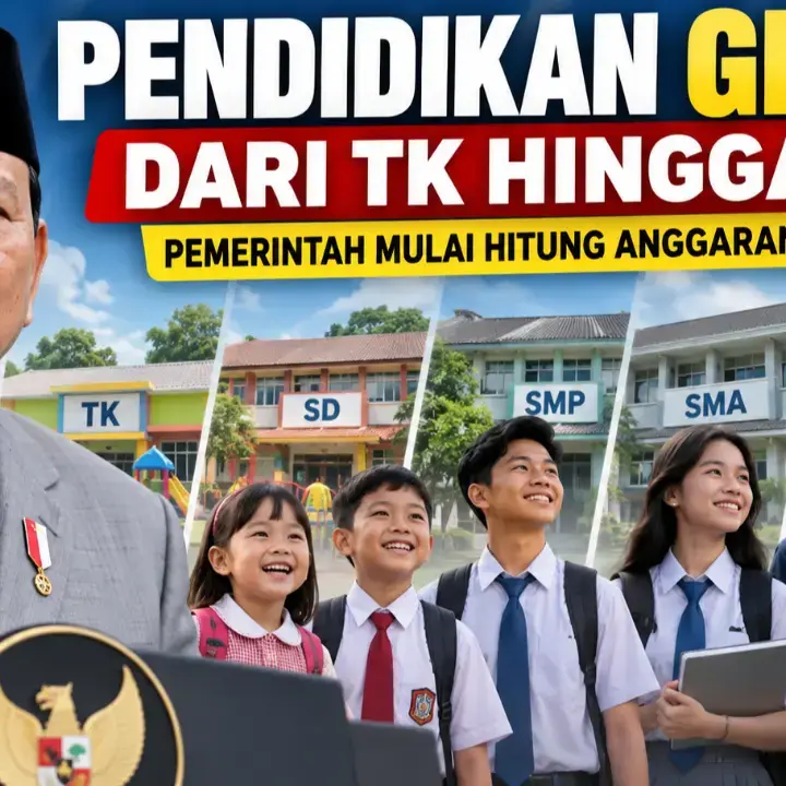 Prabowo Bahas Pendidikan Gratis dari TK hingga PTN, Pemerintah Mulai Hitung Anggaran dan Skema