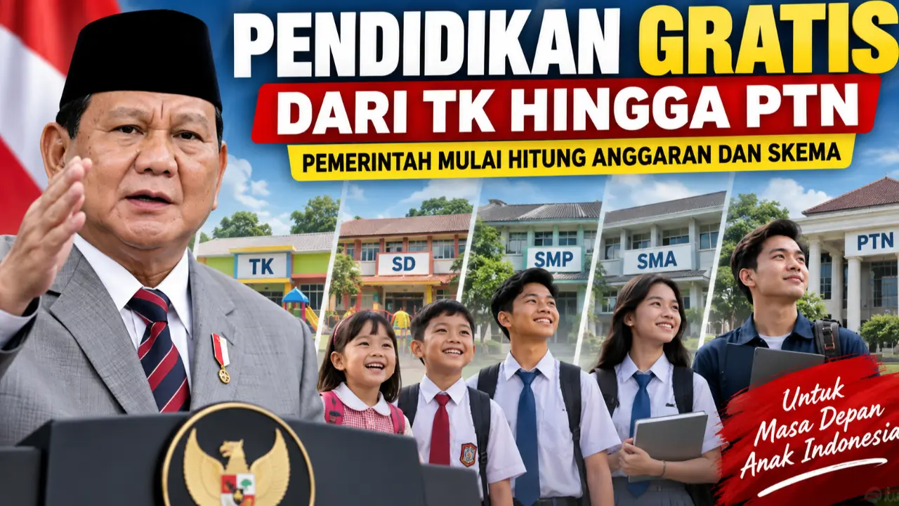 Pemerintah hitung anggaran pendidikan Gratis