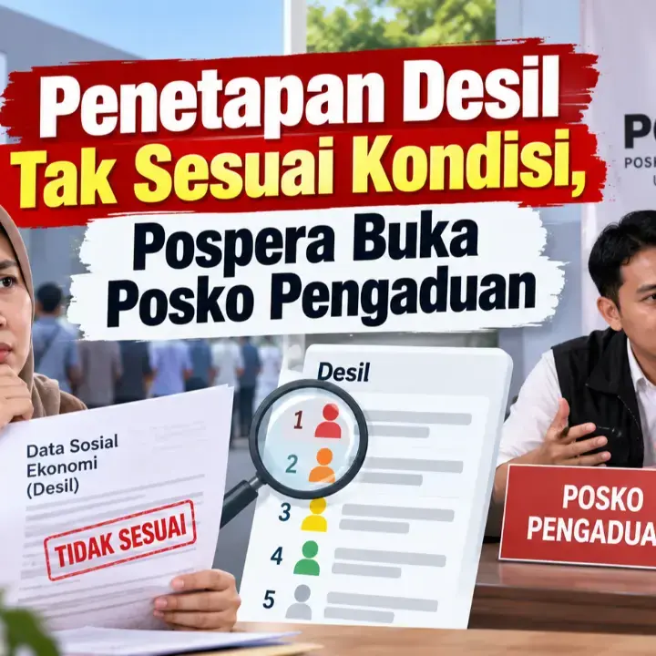 Warga Keluhkan Penetapan Desil Tak Sesuai Kondisi, Pospera Buka Posko Pengaduan