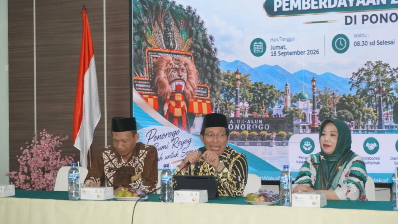 Pertemuan Penguatan Tata Kelola Zakat dan Wakaf Kabupaten Ponorogo