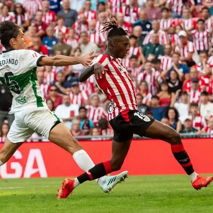 Bilbao Ditahan Imbang Elche 1-1, Gol Inaki Williams Selamatkan Poin di Kandang