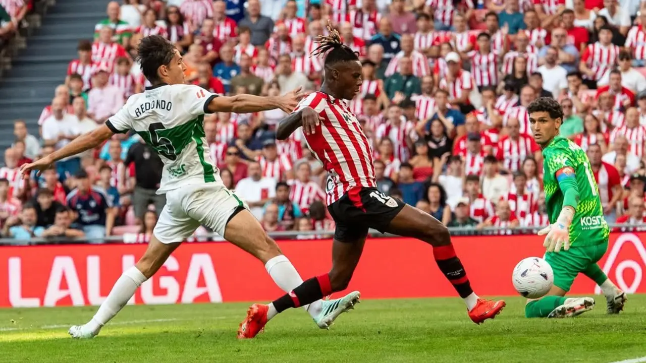 Proses Goal Inaki Williams Ke Gawang Elche