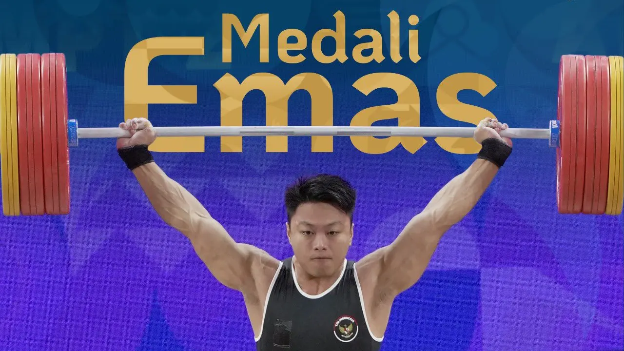 Rahmat Erwin Abdullah dapat emas di angkat besi Asian Games