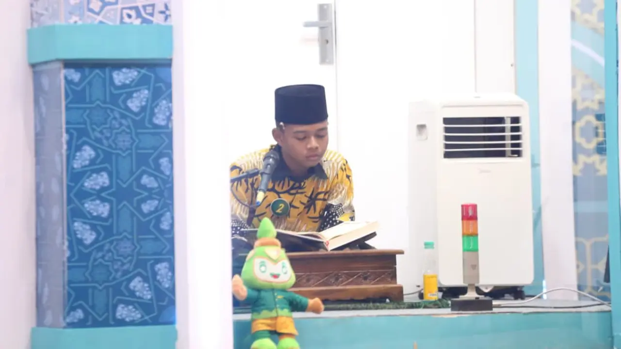 Rizki Arya Dinata, Finalis MTQ Nasional Cabang Tilawah Al-Qur’an Golongan Anak.