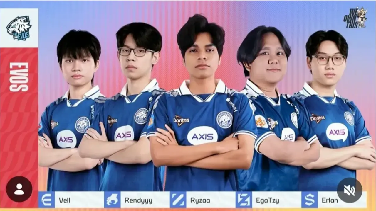 Roster Evos Esport vs Dewa