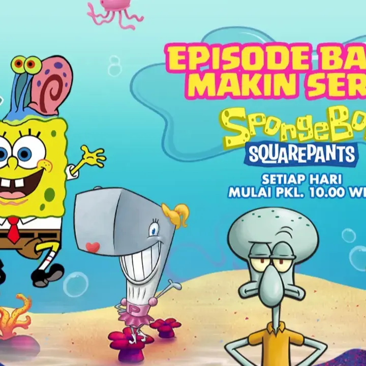 Nasib SpongeBob di GTV: Hilang dari Jadwal, Apa Penyebabnya?