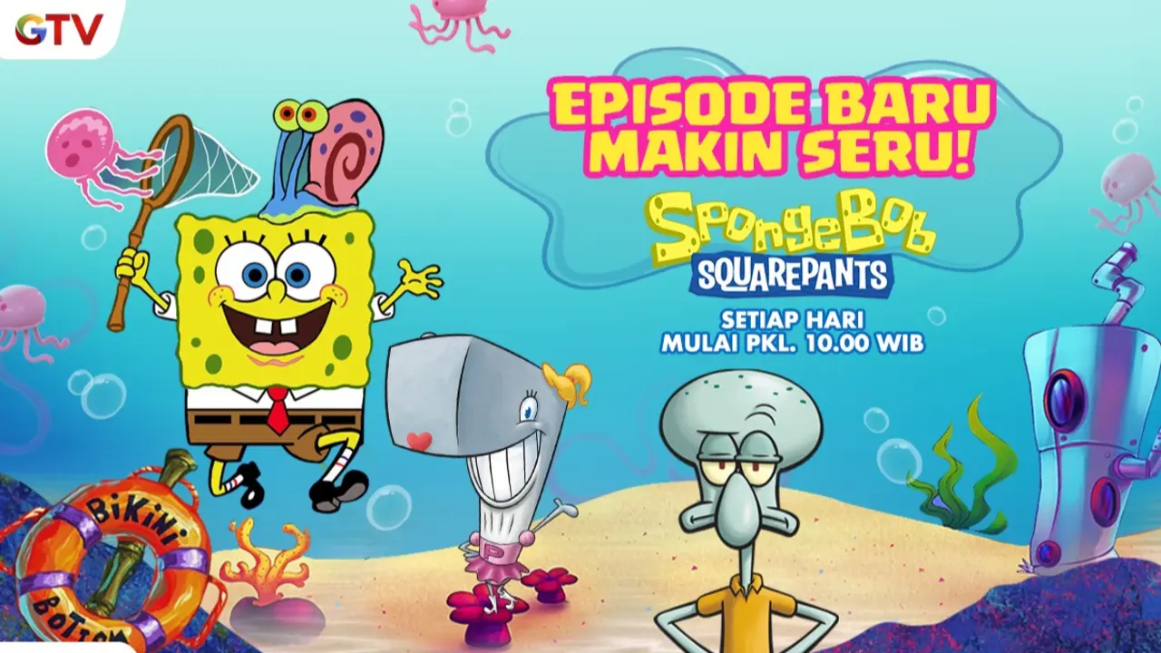 Nasib SpongeBob di GTV: Hilang dari Jadwal, Apa Penyebabnya?