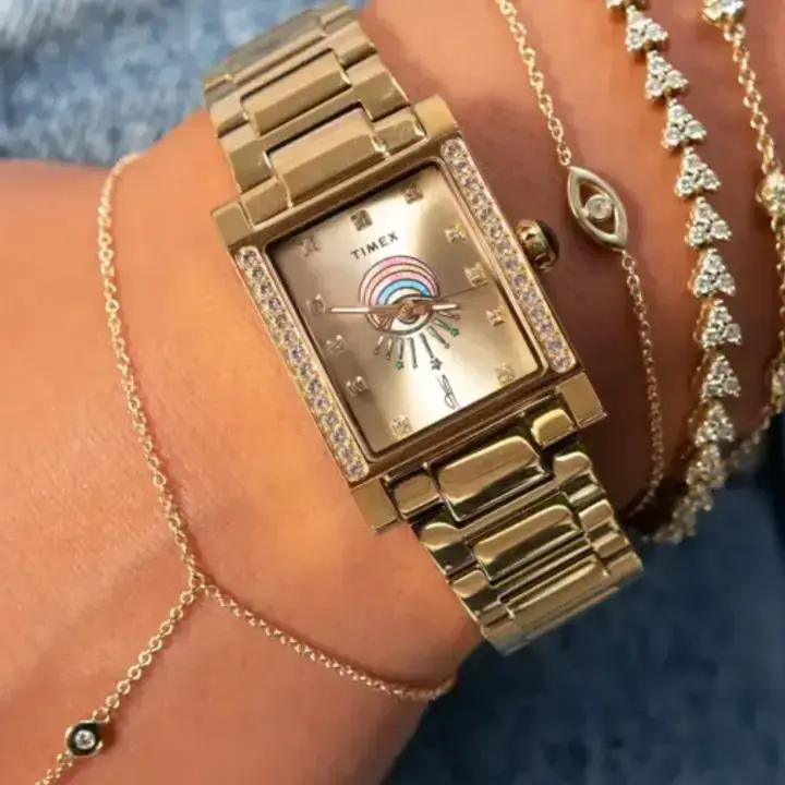 Timex Rilis Dua Jam Tangan Persegi Éclat Hasil Kolaborasi dengan Jacquie Aiche