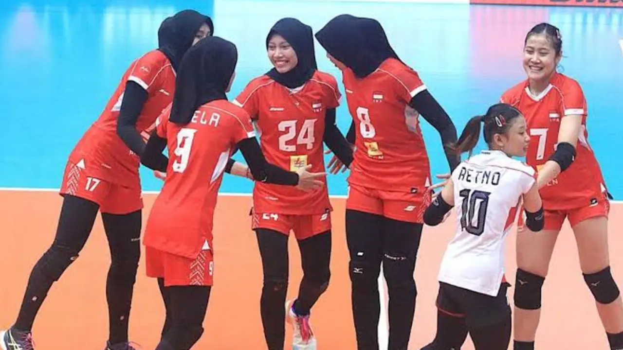 Timnas Voli Putri Indonesia.
