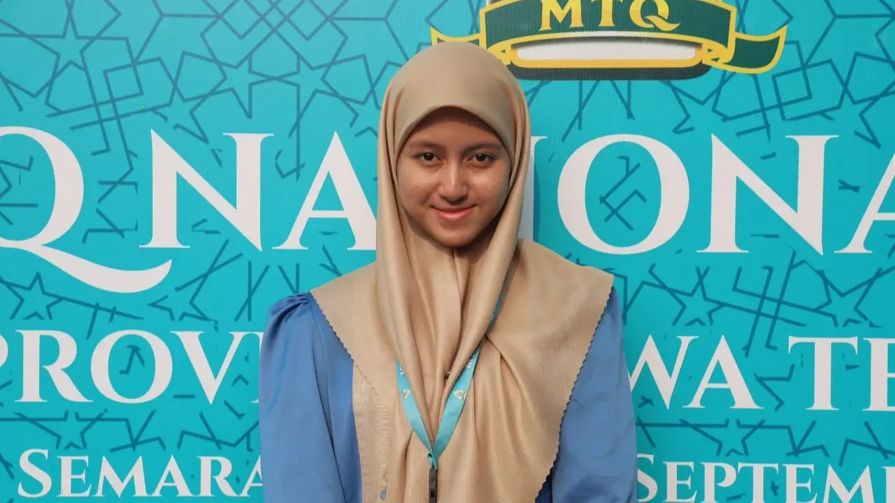 Tsoraya Aniqa, peserta Musabaqah Tilawatil Qur’an (MTQ) Nasional XXXI Tahun 2026 asal Kalimantan Timur
