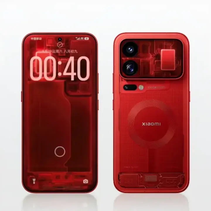 Xiaomi Rilis Edisi Spesial Transparan Merah untuk 18 Pro dan 18 Pro Max