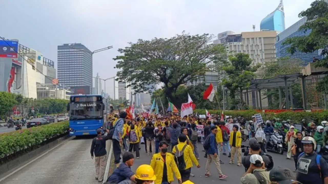 Demo di Jakarta Hari Ini 28 Oktober, Sejumlah Jalan Berpotensi Padat dan Pengendara Diminta Cari Alternatif