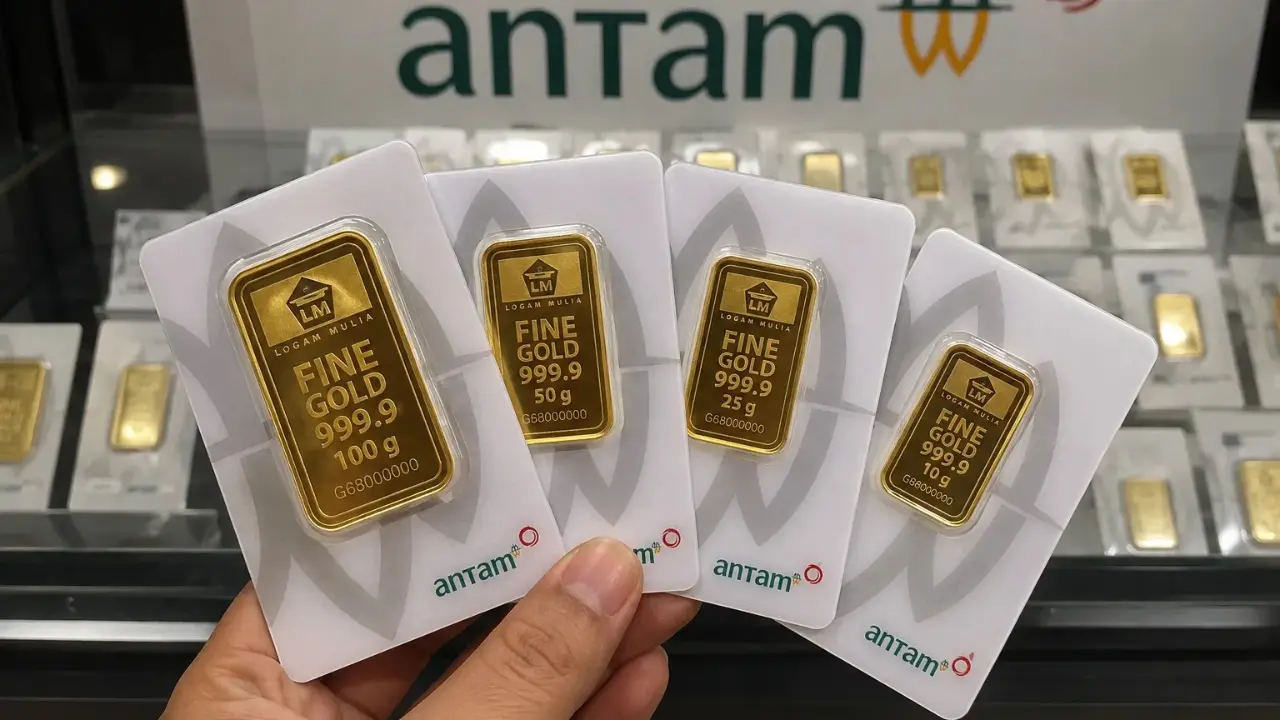 Harga Emas Antam Dalam Sepekan Turun Rp20.000, Simak Harga Lengkap Setiap Pecahan Harga Emas Antam Dalam Sepekan Turun Rp20.000, Simak Harga Lengkap Setiap Pecahan