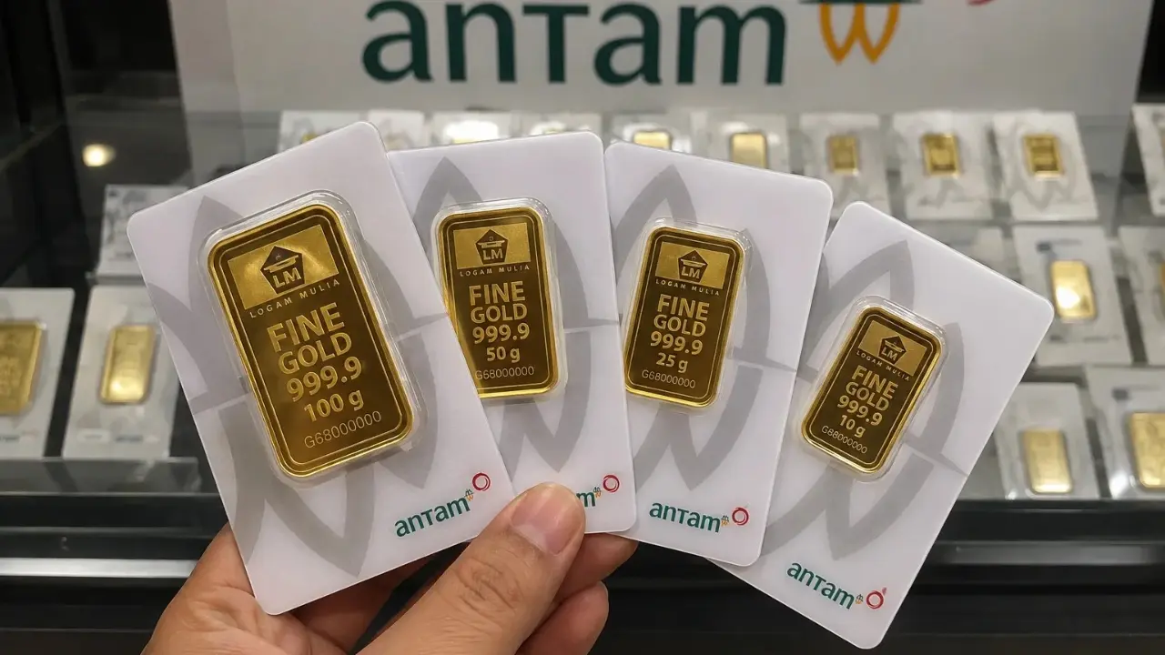 Harga Emas Antam Jumat 16 Oktober Naik Rp4.000, Simak Daftar Lengkap Harga per Gram Harga Emas Antam Jumat 16 Oktober Naik Rp4.000, Simak Daftar Lengkap Harga per Gram