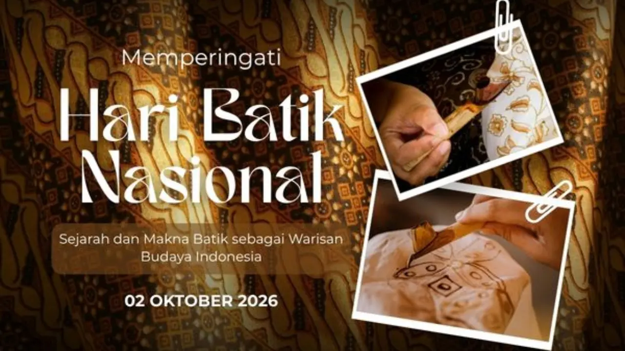 Hari Batik Nasional 2 Oktober 2026 Sejarah Penetapan Tema Dan Contoh Ucapannya