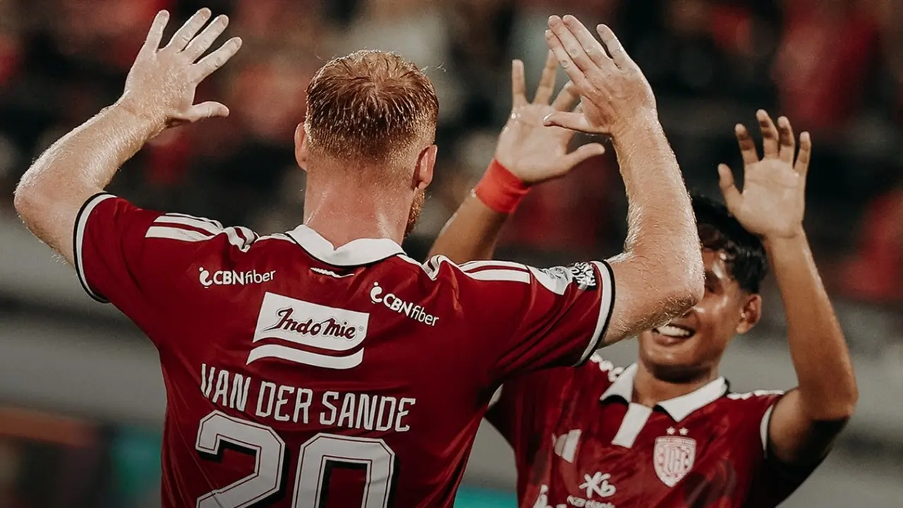 Hasil BRI Super League: Bali United Menang 6-1 Atas Persijap, Jort van der Sande Cetak Hat-trick
