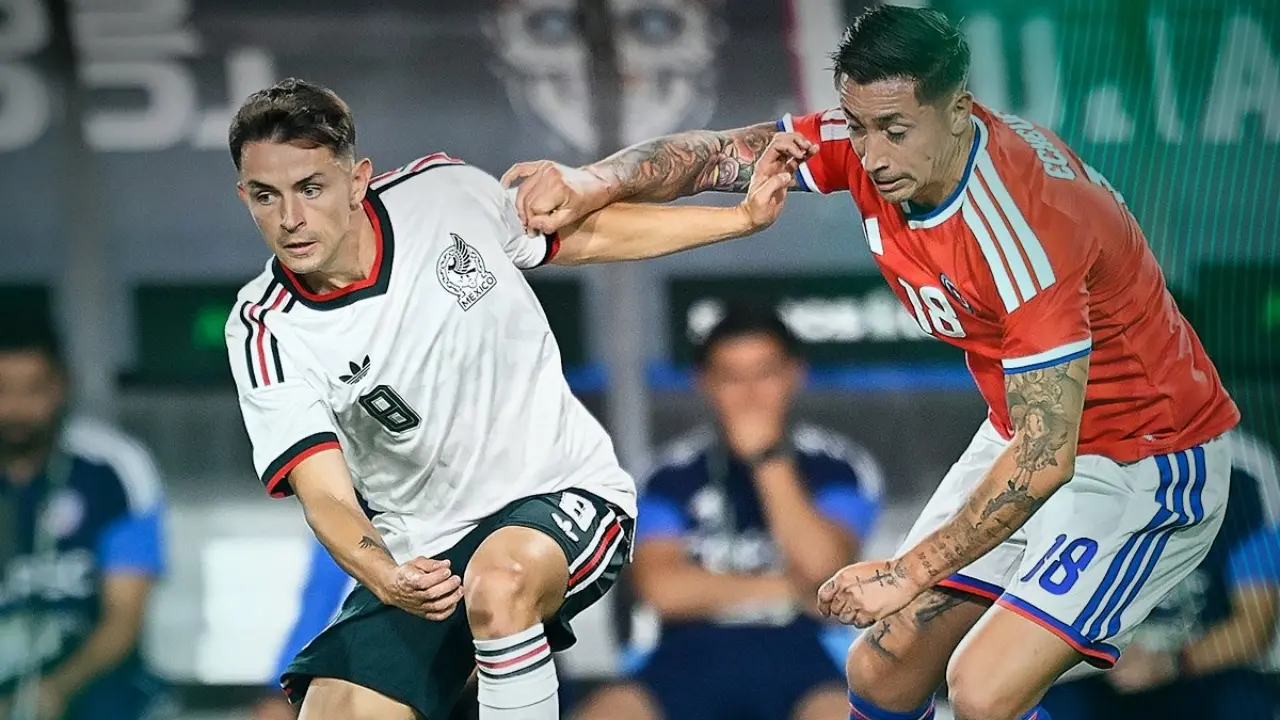 Hasil Babak Pertama Timnas Meksiko Vs Timnas Chili Imbang 0 0