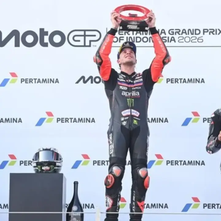 Marco Bezzecchi Juara MotoGP Mandalika 2026, Rayakan Kemenangan dengan Gilingan Merica yang Punya Cerita